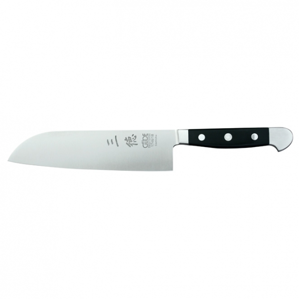 The GÜDE ALPHA Large Santoku 18cm 200g