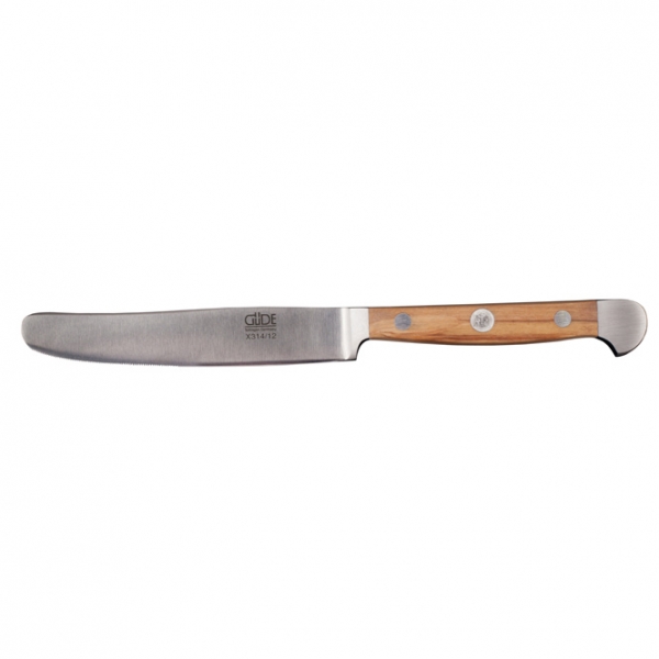 The GÜDE ALPHA OLIVE Table Knife 12cm 65g