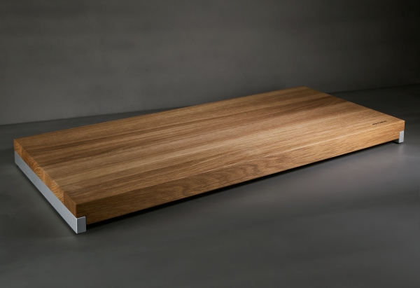 Mitheis Quadrem Großes Schneidbrett Eiche-Aluminium 59x26 1542