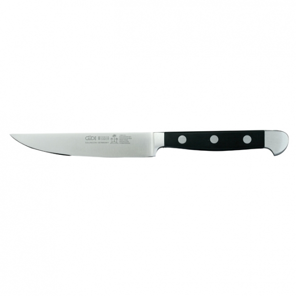 The GÜDE ALPHA Porterhouse Steak Knife with saw teeth 12cm 119g